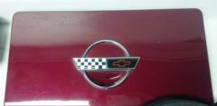 93 Corvette Anniversary Convertible Ruby Red Fuel Door